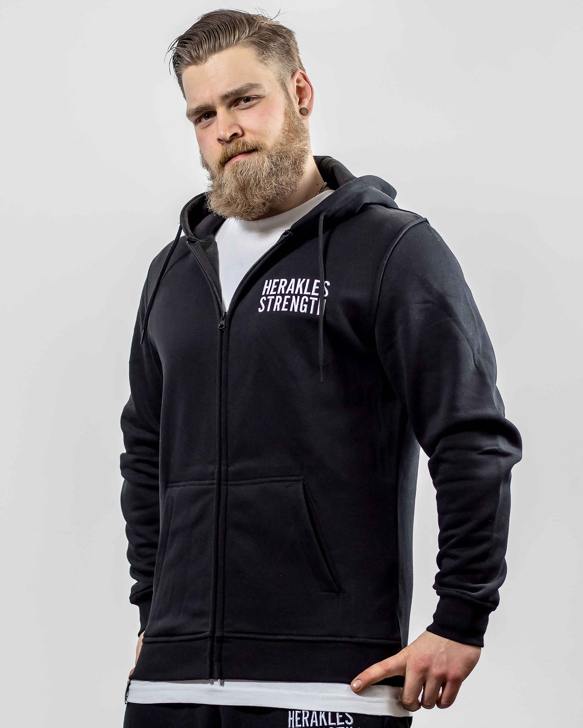 Herakles-Strength Zipper Black