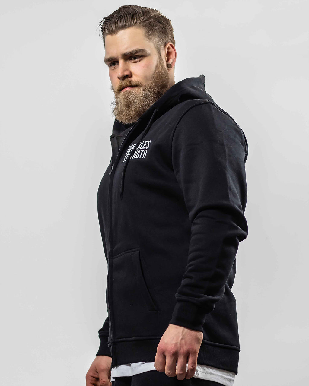 Herakles-Strength Zipper Black