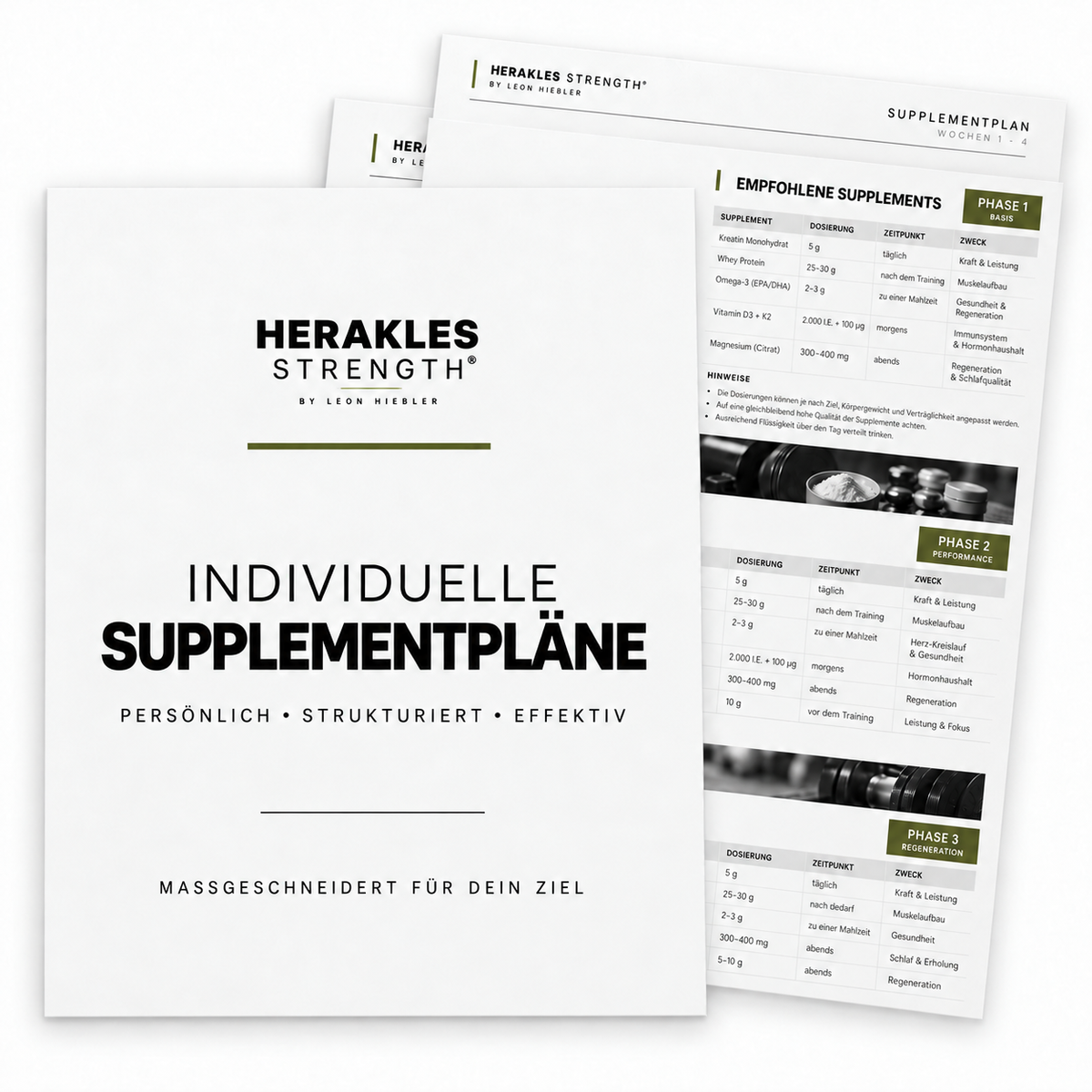 Individueller Supplementplan